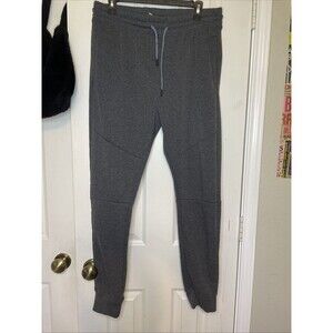 Public Supply Co. Women’s Detailed Joggers Size L Charcoal Gray Drawstring